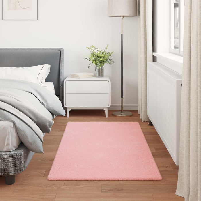 Covor din Blană Faux de Iepure Olite Roz 60 x 110 cm Poliester - WALTI WALTI