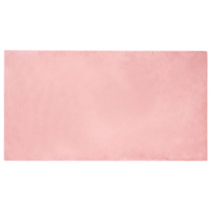 Covor din Blană Faux de Iepure Olite Roz 60 x 110 cm Poliester - WALTI WALTI