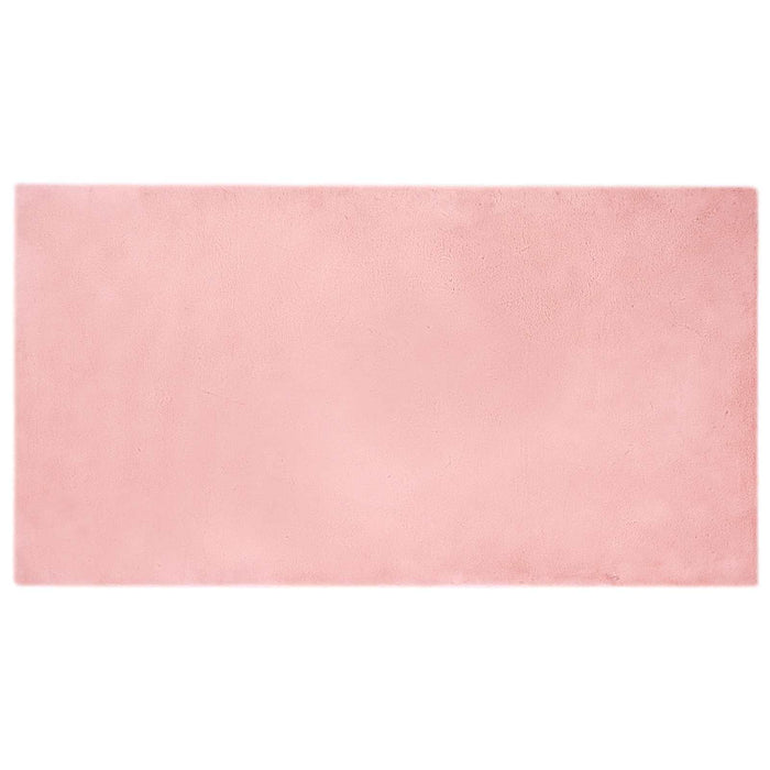 Covor din Blană Faux de Iepure Olite Roz 80 x 150 cm Poliester - WALTI WALTI