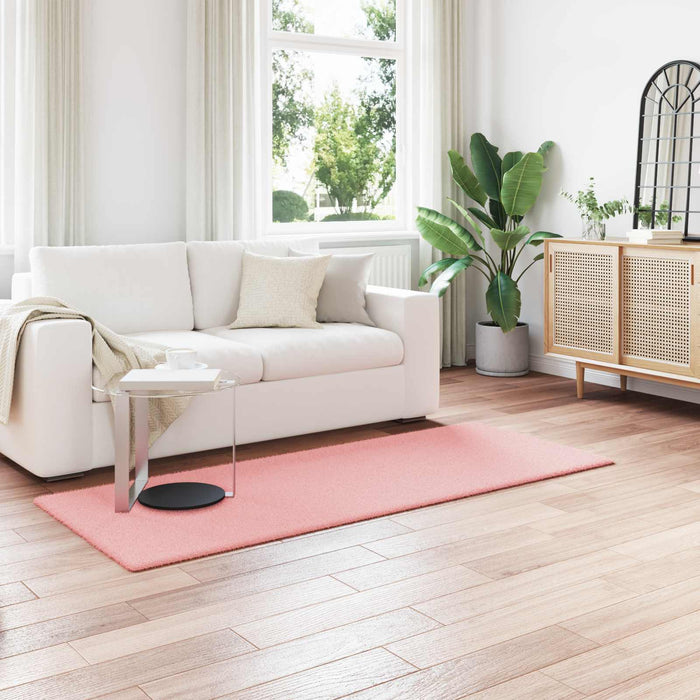 Covor din Blană Faux de Iepure Olite Roz 80 x 200 cm Poliester - WALTI WALTI