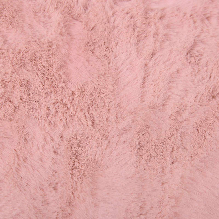 Covor din Blană Faux de Iepure Olite Roz 80 x 200 cm Poliester - WALTI WALTI