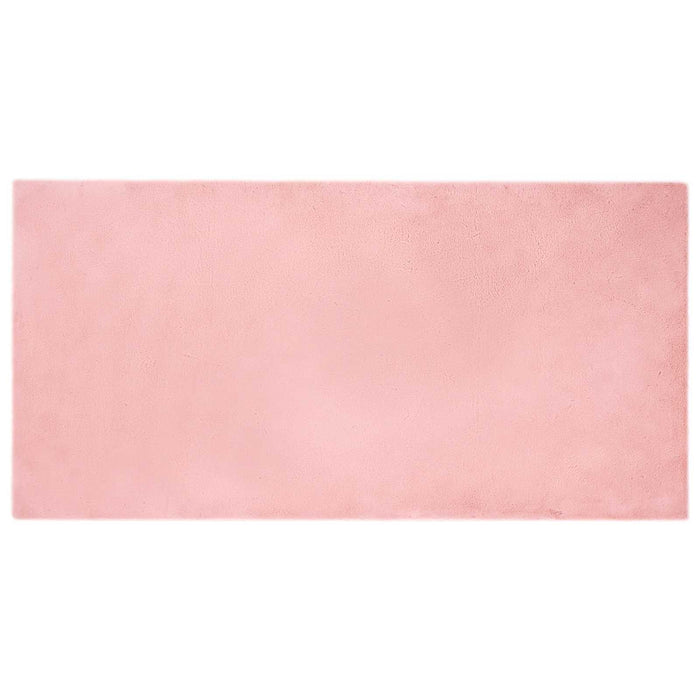 Covor din Blană Faux de Iepure Olite Roz 100 x 200 cm Poliester - WALTI WALTI