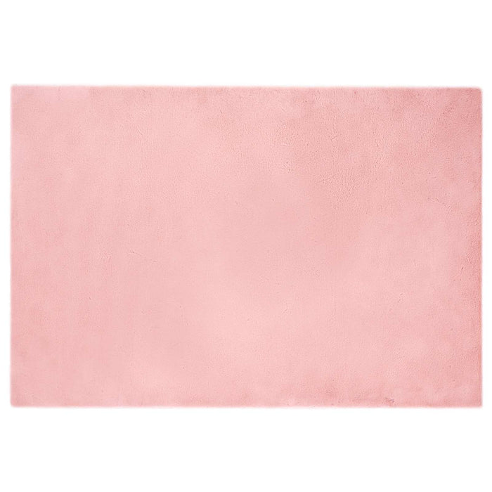 Covor din Blană Faux de Iepure Olite Roz 120 x 170 cm Poliester - WALTI WALTI