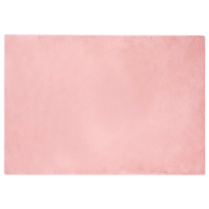 Covor din Blană Faux de Iepure Olite Roz 140 x 200 cm Poliester - WALTI WALTI
