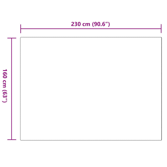 Covor din Blană Faux de Iepure Olite Roz 160 x 230 cm Poliester - WALTI WALTI