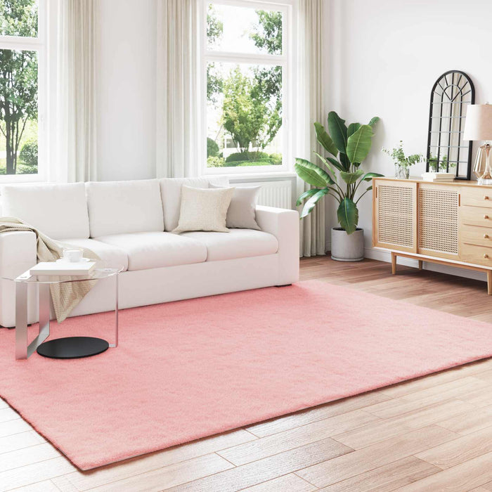 Covor din Blană Faux de Iepure Olite Roz 200 x 280 cm Poliester - WALTI WALTI
