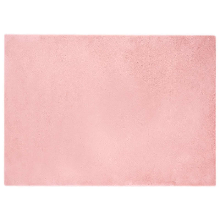Covor din Blană Faux de Iepure Olite Roz 200 x 280 cm Poliester - WALTI WALTI