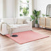 Covor din Blană Faux de Iepure Olite Roz 120 x 120 cm Poliester - WALTI WALTI