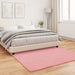 Covor din Blană Faux de Iepure Olite Roz 120 x 120 cm Poliester - WALTI WALTI
