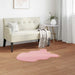 Covor din Blană Faux de Iepure Olite Roz 50 x 80 cm Poliester - WALTI WALTI