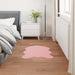 Covor din Blană Faux de Iepure Olite Roz 50 x 80 cm Poliester - WALTI WALTI