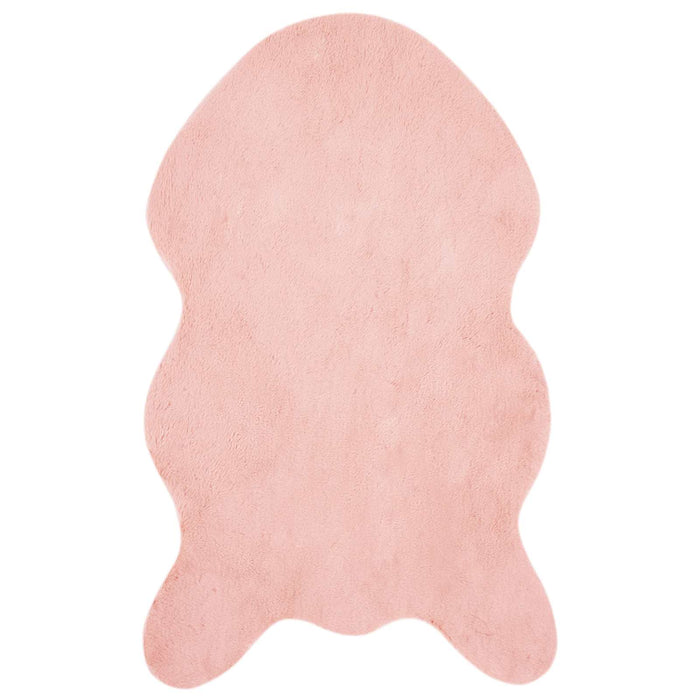 Covor din Blană Faux de Iepure Olite Roz 50 x 80 cm Poliester - WALTI WALTI