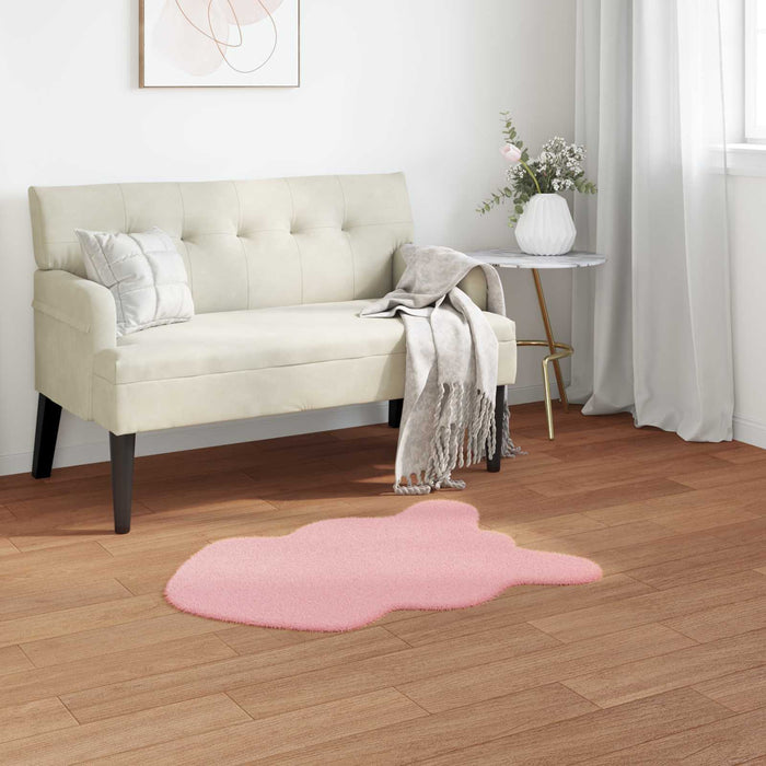 Covor din Blană Faux de Iepure Olite Roz 80 x 120 cm Poliester - WALTI WALTI