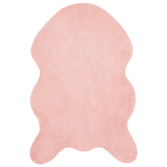 Covor din Blană Faux de Iepure Olite Roz 80 x 120 cm Poliester - WALTI WALTI