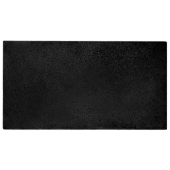 Covor din Blană Faux de Iepure Olite Negru 80 x 150 cm - WALTI WALTI