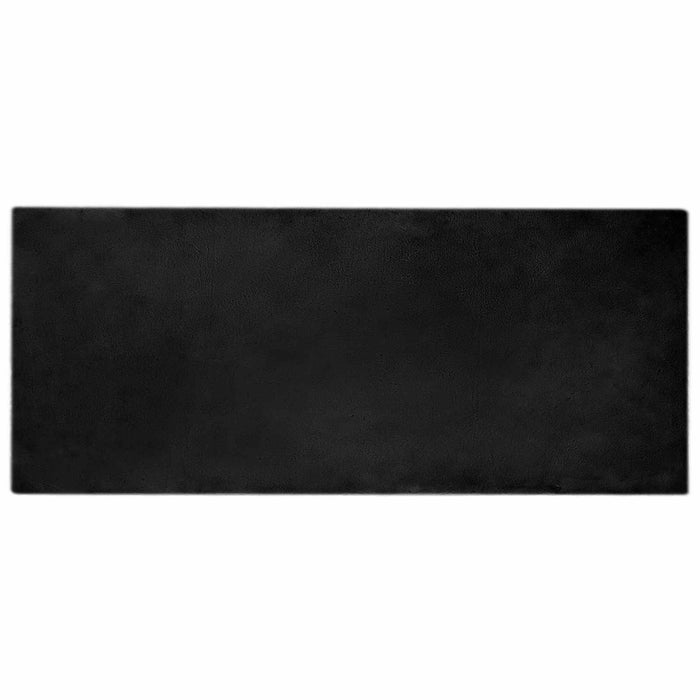 Covor din Blană Faux de Iepure Olite Negru 80 x 200 cm - WALTI WALTI