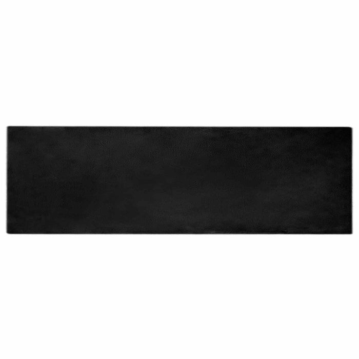 Covor din Blană Faux de Iepure Olite Negru 80 x 250 cm - WALTI WALTI