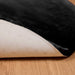 Covor din Blană Faux de Iepure Olite Negru Ø 80 cm Poliester - WALTI WALTI