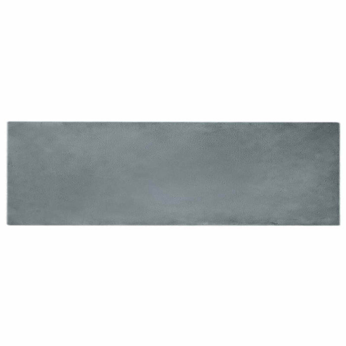 Covor din Blană Faux de Iepure Olite Antracit 80 x 250 cm - WALTI WALTI