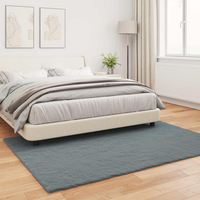 Covor din Blană Faux de Iepure Olite Antracit 160 x 230 cm - WALTI WALTI