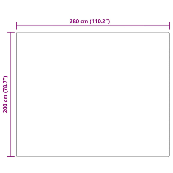 Covor din Blană Faux de Iepure Olite Antracit 200 x 280 cm - WALTI WALTI