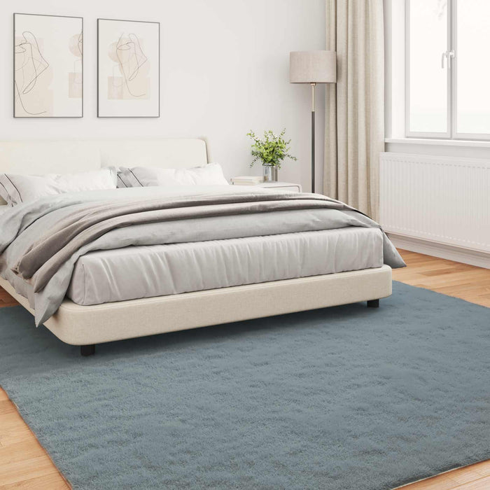 Covor din Blană Faux de Iepure Olite Antracit 200 x 200 cm - WALTI WALTI