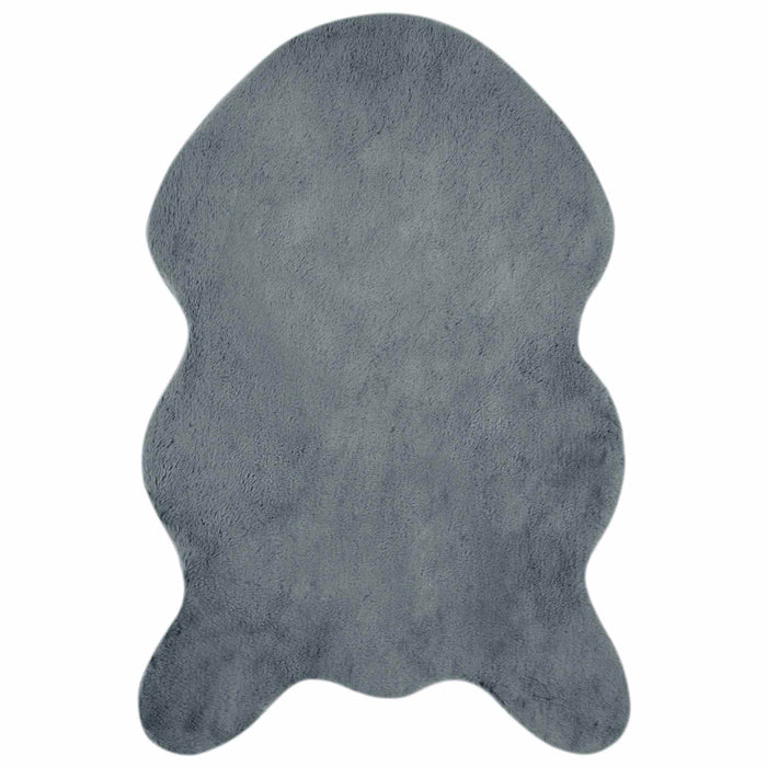 Covor din Blană Faux de Iepure Olite Antracit 60 x 90 cm - WALTI WALTI