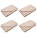 Pătură antiderapantă din sintetică de iepure Olite 4 pcs Bej - WALTI WALTI