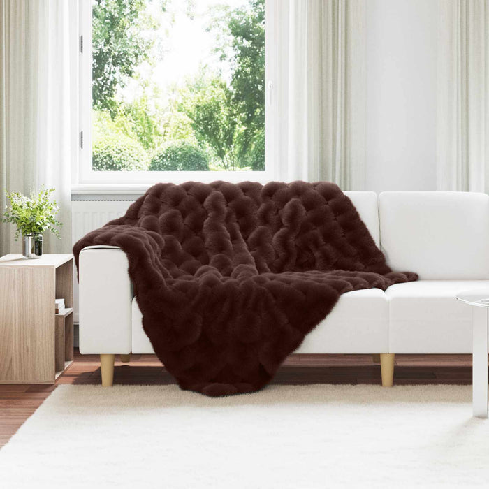 Pătură antiderapantă din sintetică de iepure Olite 130 x 150 cm - WALTI WALTI