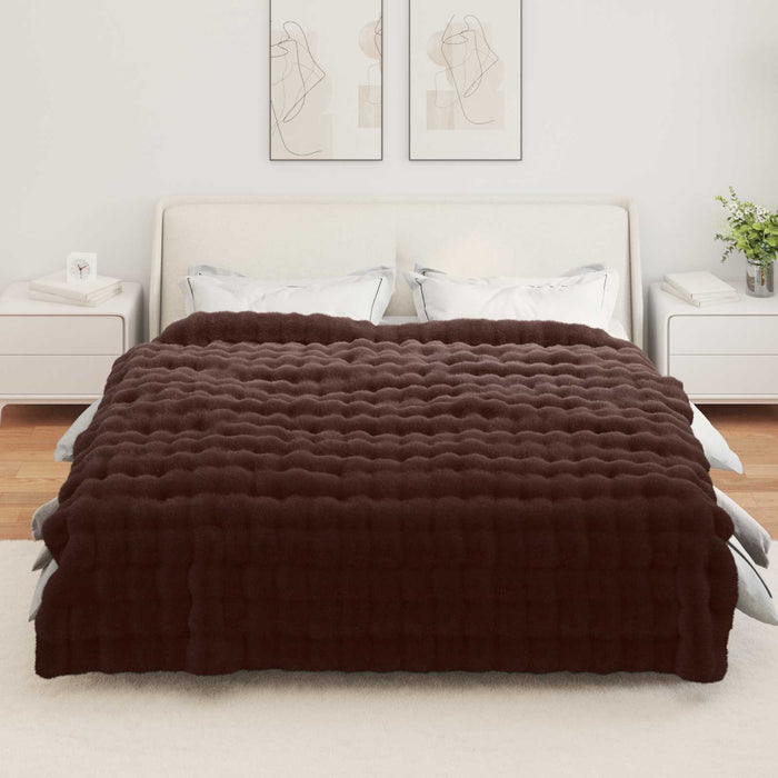 Pătură antiderapantă din sintetică de iepure Olite 240 x 270 cm - WALTI WALTI
