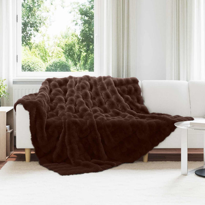 Pătură antiderapantă din sintetică de iepure Olite 4 pcs - WALTI WALTI