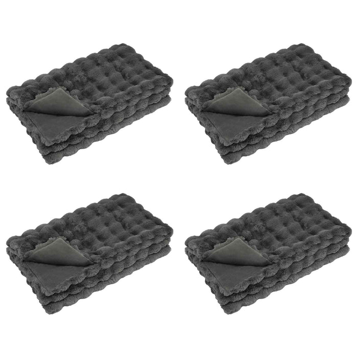 Pătură antiderapantă din sintetică de iepure Olite 4 pcs - WALTI WALTI