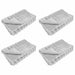 Pătură antiderapantă din sintetică de iepure Olite 4 pcs Gri - WALTI WALTI