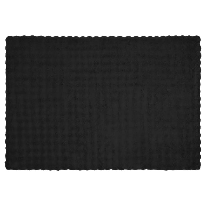 Pătură antiderapantă din sintetică de iepure Olite 4 pcs Negru - WALTI WALTI