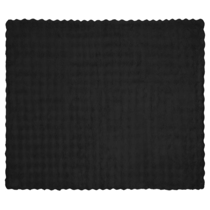 Pătură antiderapantă din sintetică de iepure Olite 4 pcs Negru - WALTI WALTI