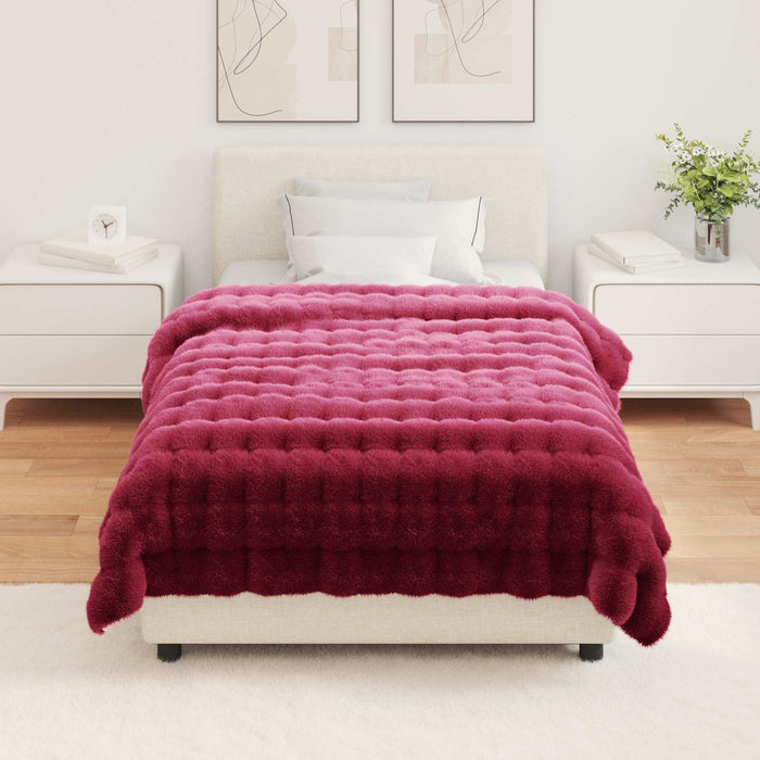Pătură antiderapantă din sintetică de iepure Olite 130 x 150 cm - WALTI WALTI