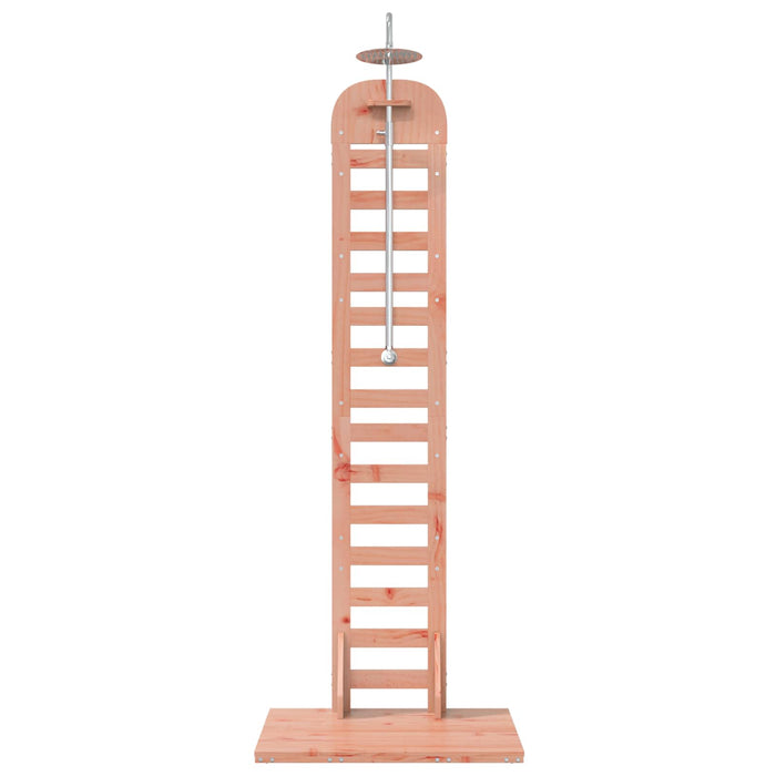 Duș exterior 223 cm Lemn masiv de Douglas și oțel inoxidabil WALTI