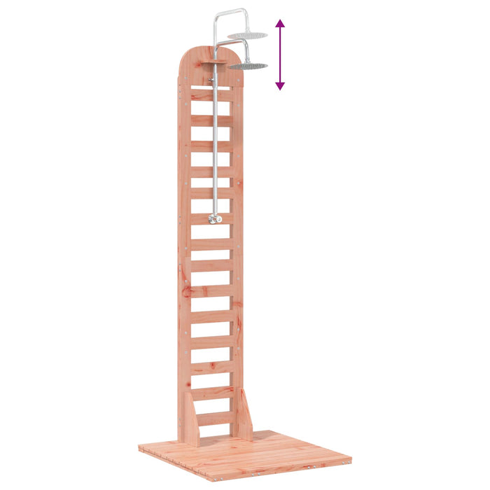 Duș exterior 223 cm Lemn masiv de Douglas și oțel inoxidabil WALTI