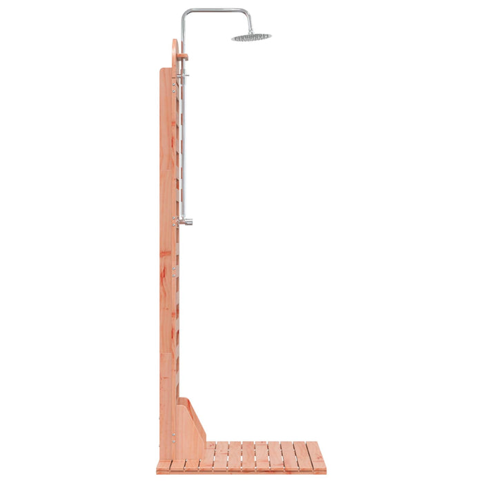 Duș exterior 223 cm Lemn masiv de Douglas și oțel inoxidabil WALTI