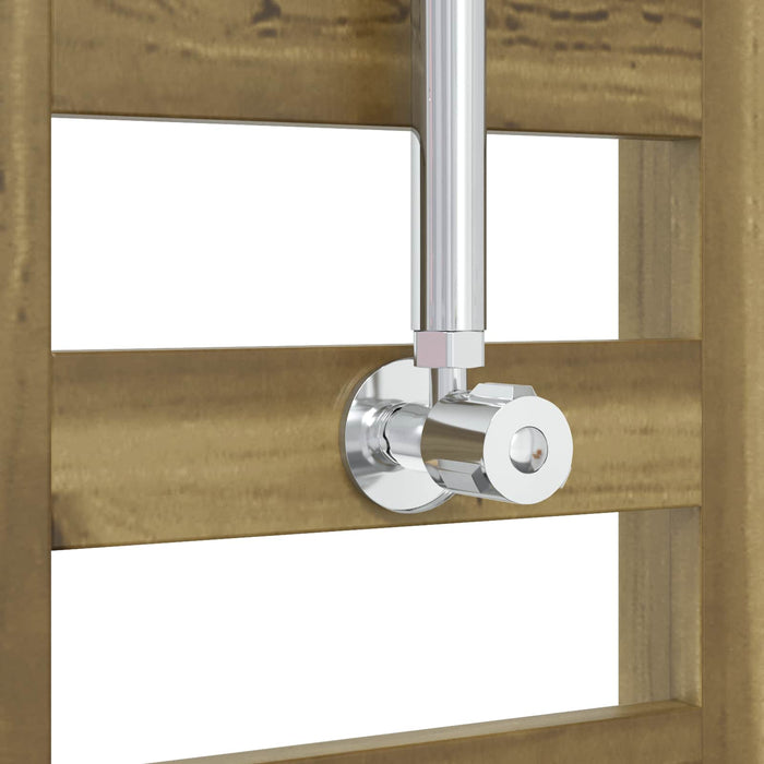 Duș exterior 223 cm Lemn de pin impregnat și oțel inoxidabil WALTI