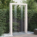 Duș exterior Alb 137 x 23 x 226 cm Lemn masiv de pin - WALTI WALTI