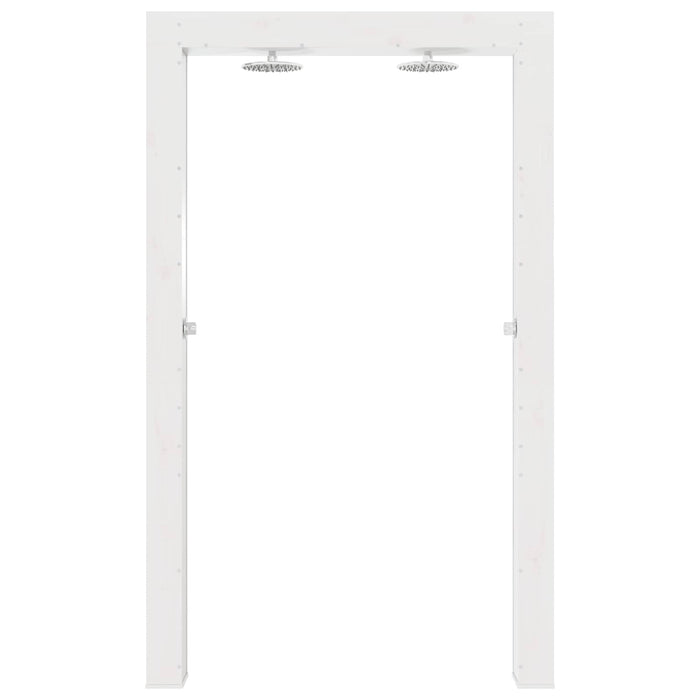 Duș exterior Alb 137 x 23 x 226 cm Lemn masiv de pin - WALTI WALTI