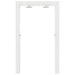 Duș exterior Alb 137 x 23 x 226 cm Lemn masiv de pin - WALTI WALTI