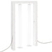 Duș exterior Alb 137 x 23 x 226 cm Lemn masiv de pin - WALTI WALTI