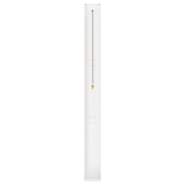 Duș exterior Alb 137 x 23 x 226 cm Lemn masiv de pin - WALTI WALTI