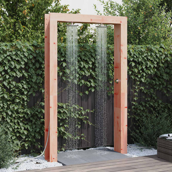 Duș exterior natural 137 x 23 x 226 cm Lemn Douglas solid - WALTI WALTI