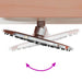Duș exterior natural 137 x 23 x 226 cm Lemn Douglas solid - WALTI WALTI