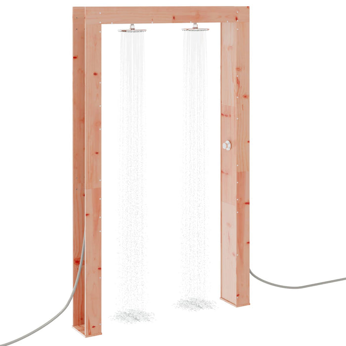 Duș exterior natural 137 x 23 x 226 cm Lemn Douglas solid - WALTI WALTI