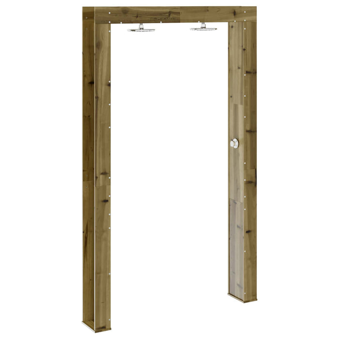 Duș exterior natural 137 x 23 x 226 cm Lemn de pin tratat - WALTI WALTI