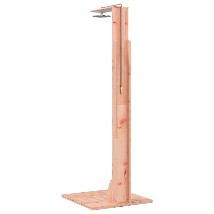 Duș exterior 214,5 cm Lemn masiv de Douglas și oțel inoxidabil WALTI